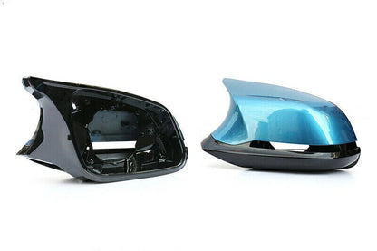 Mirror Cover Caps for BMW F20 F22 F30 X1 1234 Series Light Blue (2012-2020)