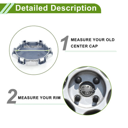 Wheel Center Caps  No.4260B60290 for Toyota Land Cruiser (2008-2023)
