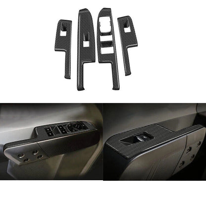ABS Window Lift Panel Trim Cover 4 Pcs for Ford Maverick (2022–2023)