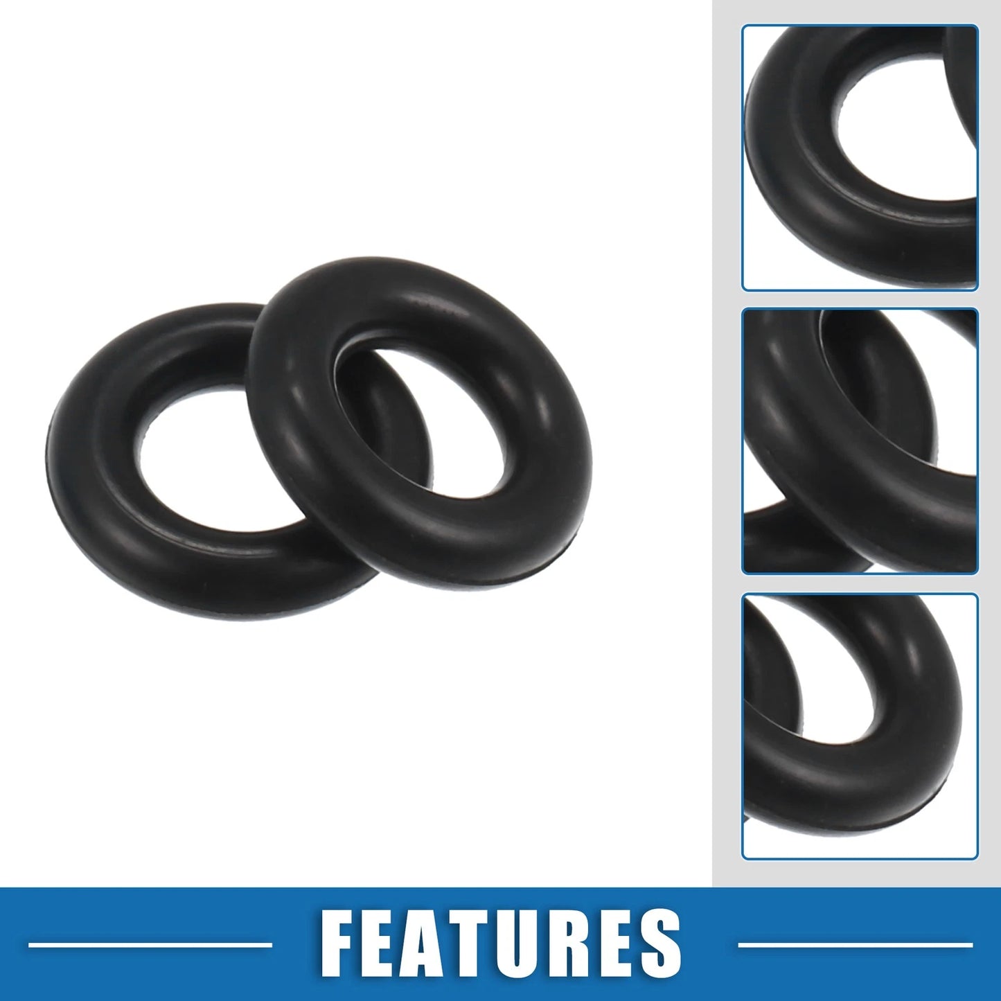 8 Set Fuel Injector O-Rings Seals with Micro Filters for Dodge Ram 1500
