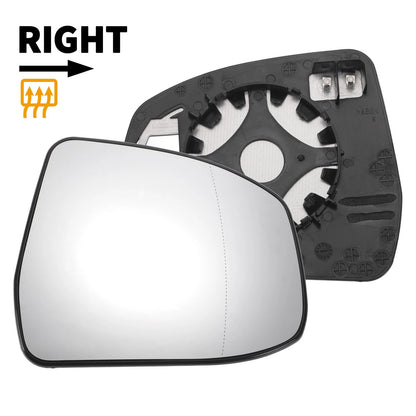 Right Side White Heated Mirror Glass for Ford Focus (2008-2018)