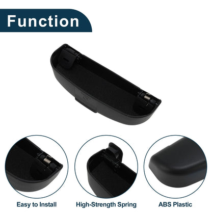 Sunglasses Case for Nissan Qashqai J12 e-Power (2022-2025) Black 1 Set