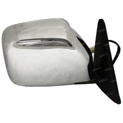RH Chrome Electric Door Mirror for Toyota Landcruiser Prado (1996–2002)