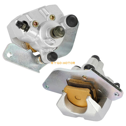 Front Brake Calipers & Pads for Honda Rancher 420 TRX420 Foreman 500 TRX500 ATV