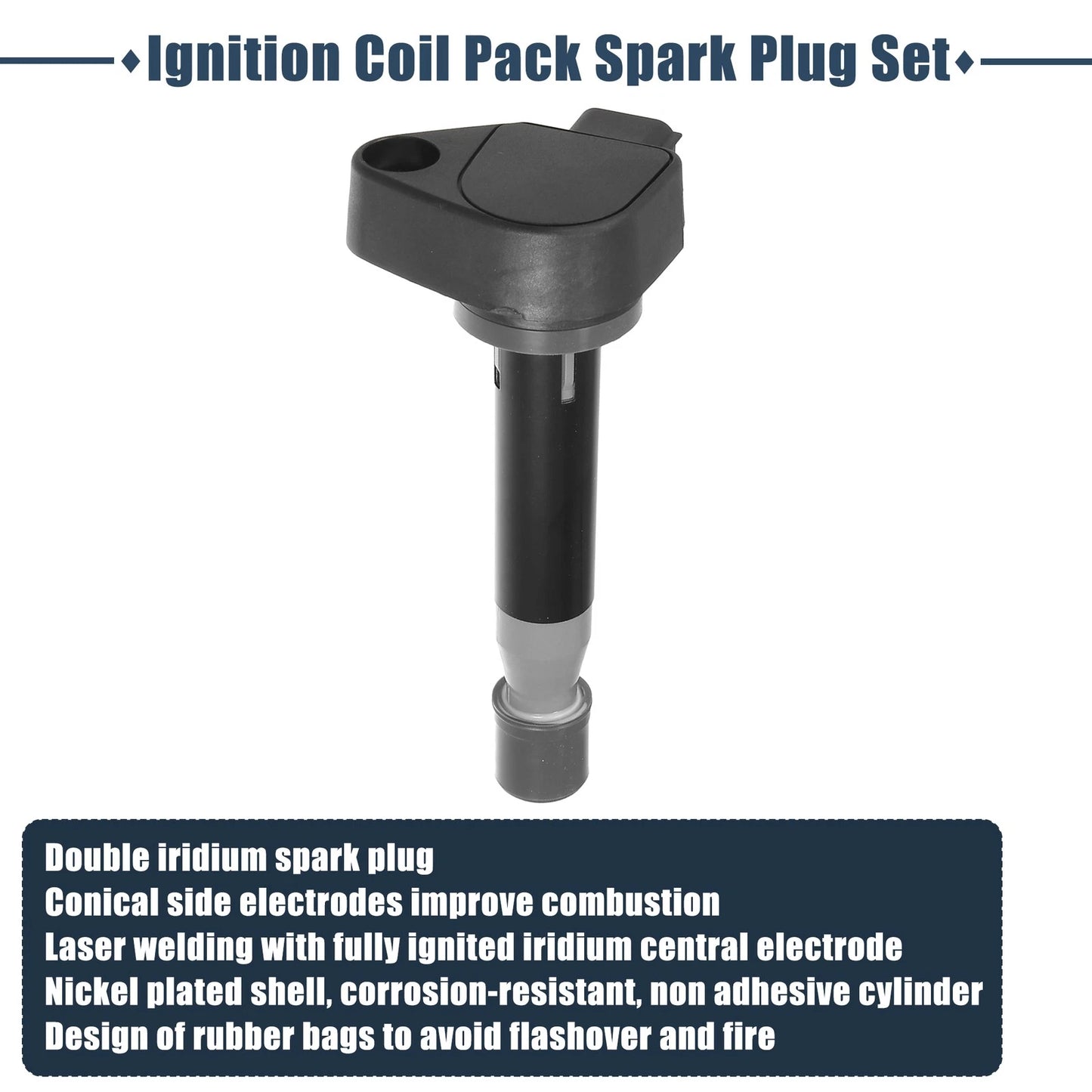 6 x Automotive Replacement Ignition Coils Pack for Honda Acura