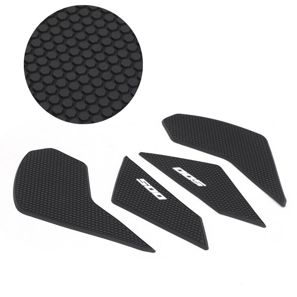 4 x Knee Pads Tank Side Protection for Honda CBR500R (2019-2021) Black