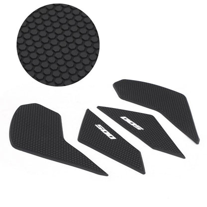 4 x Knee Pads Tank Side Protection for Honda CBR500R (2019-2021) Black