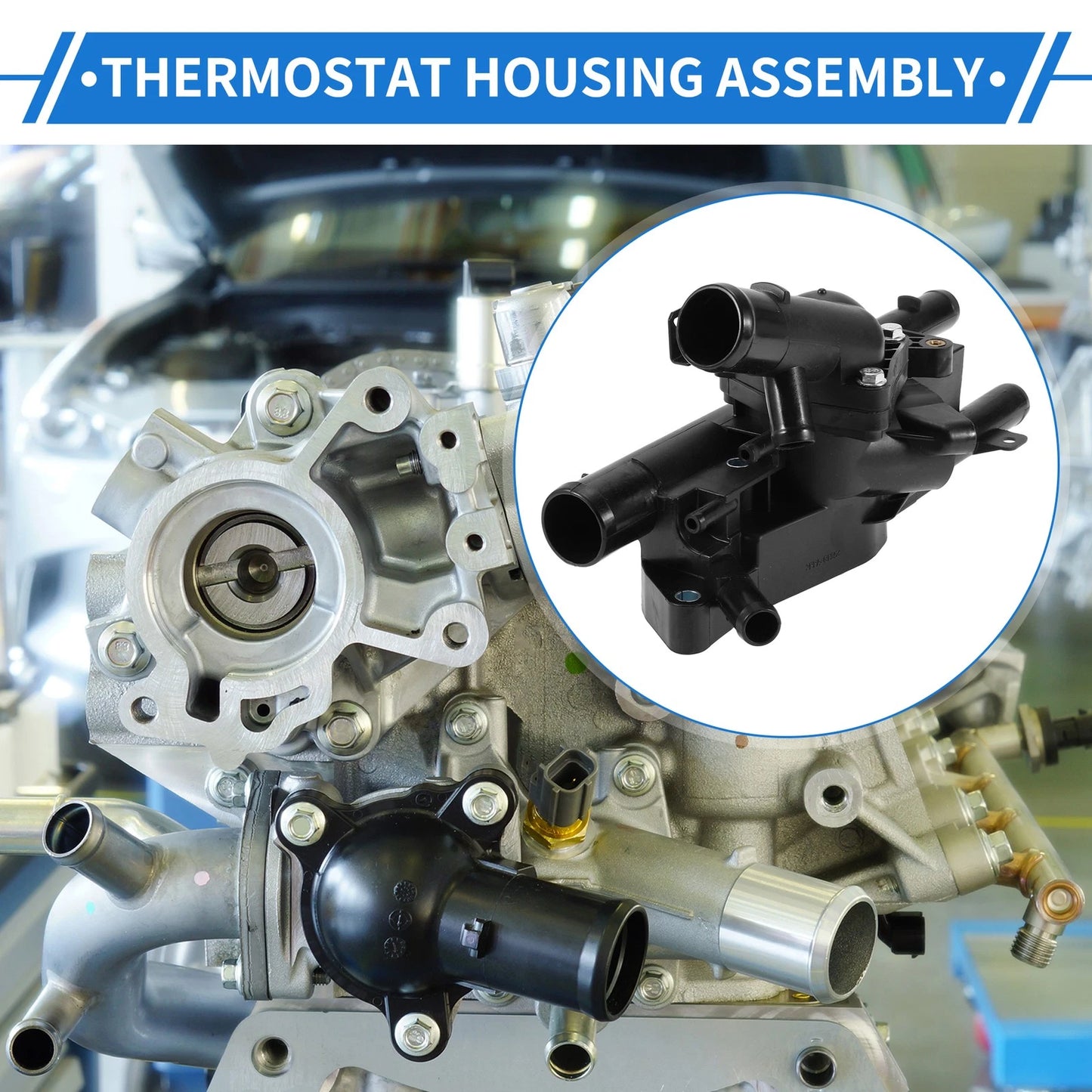 Engine Coolant Thermostat Housing for Kia Optima Sportage (2011-2020)