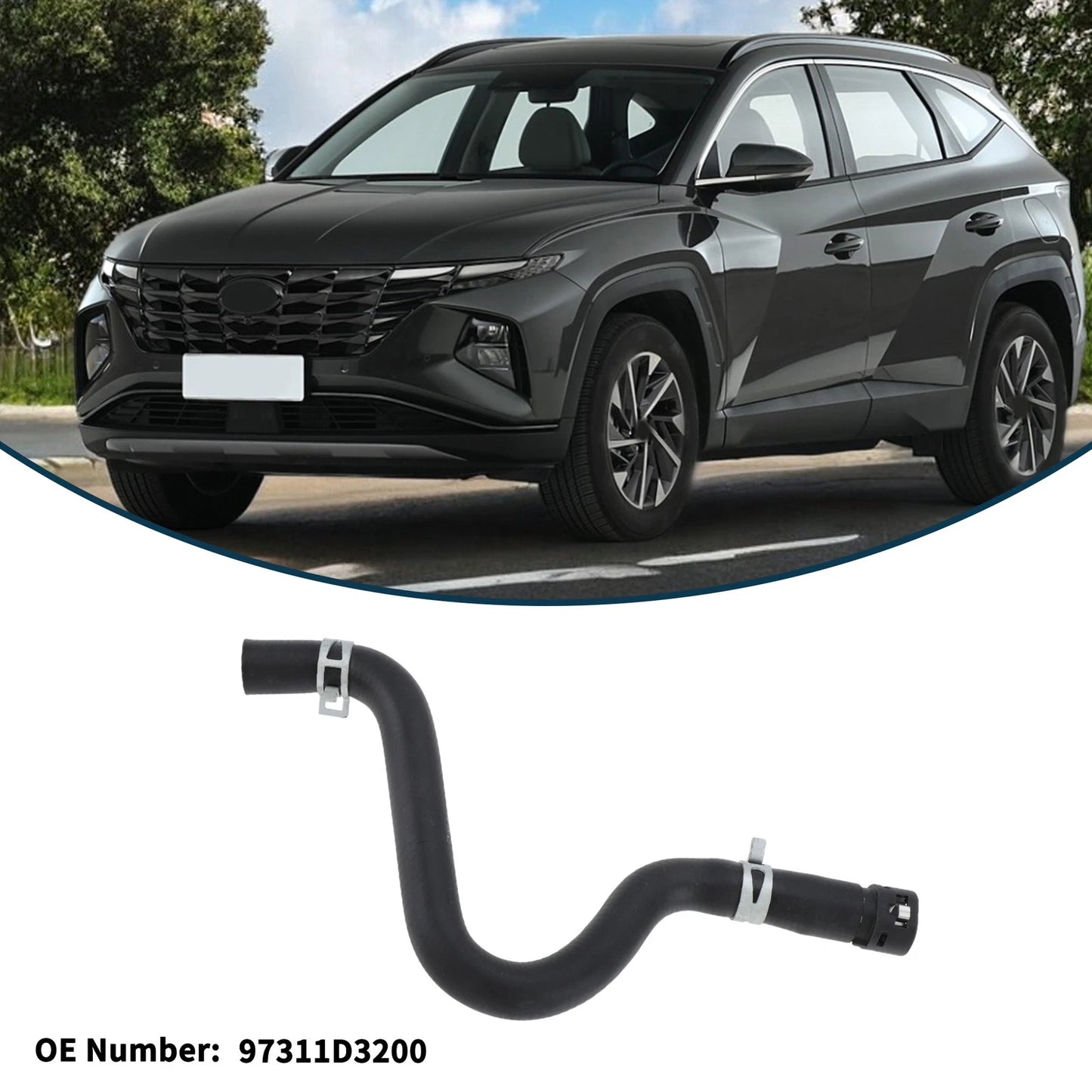 Radiator Hose for Hyundai Tucson 1.6L (2015-2023) Warm Air Inlet Pipe