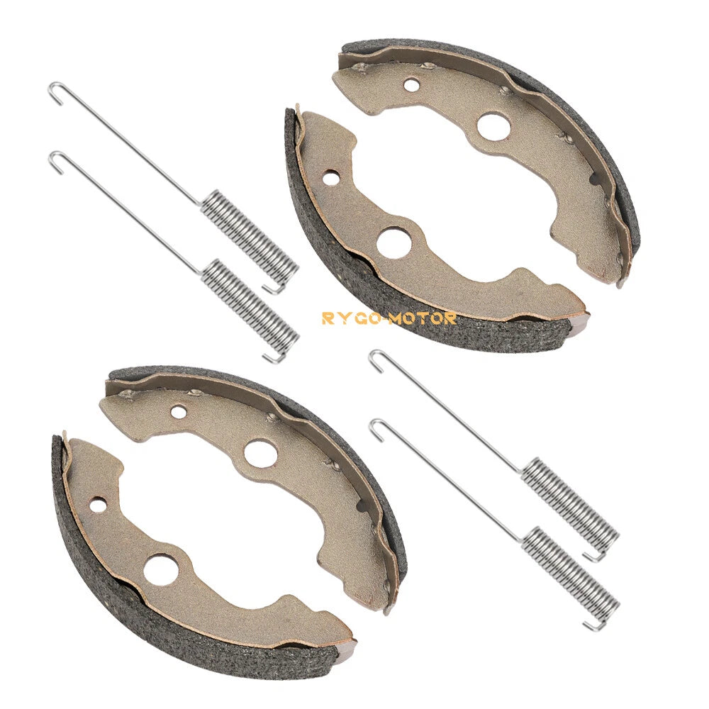 Front Rear Brake Shoes w Pins for Honda Fourtrax 300 4x4 TRX300FW (1988–2000)