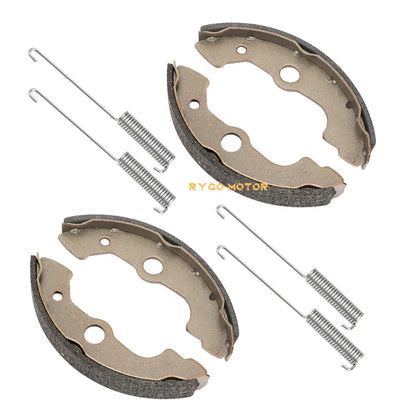 Front Rear Brake Shoes w Pins for Honda Fourtrax 300 4x4 TRX300FW (1988–2000)