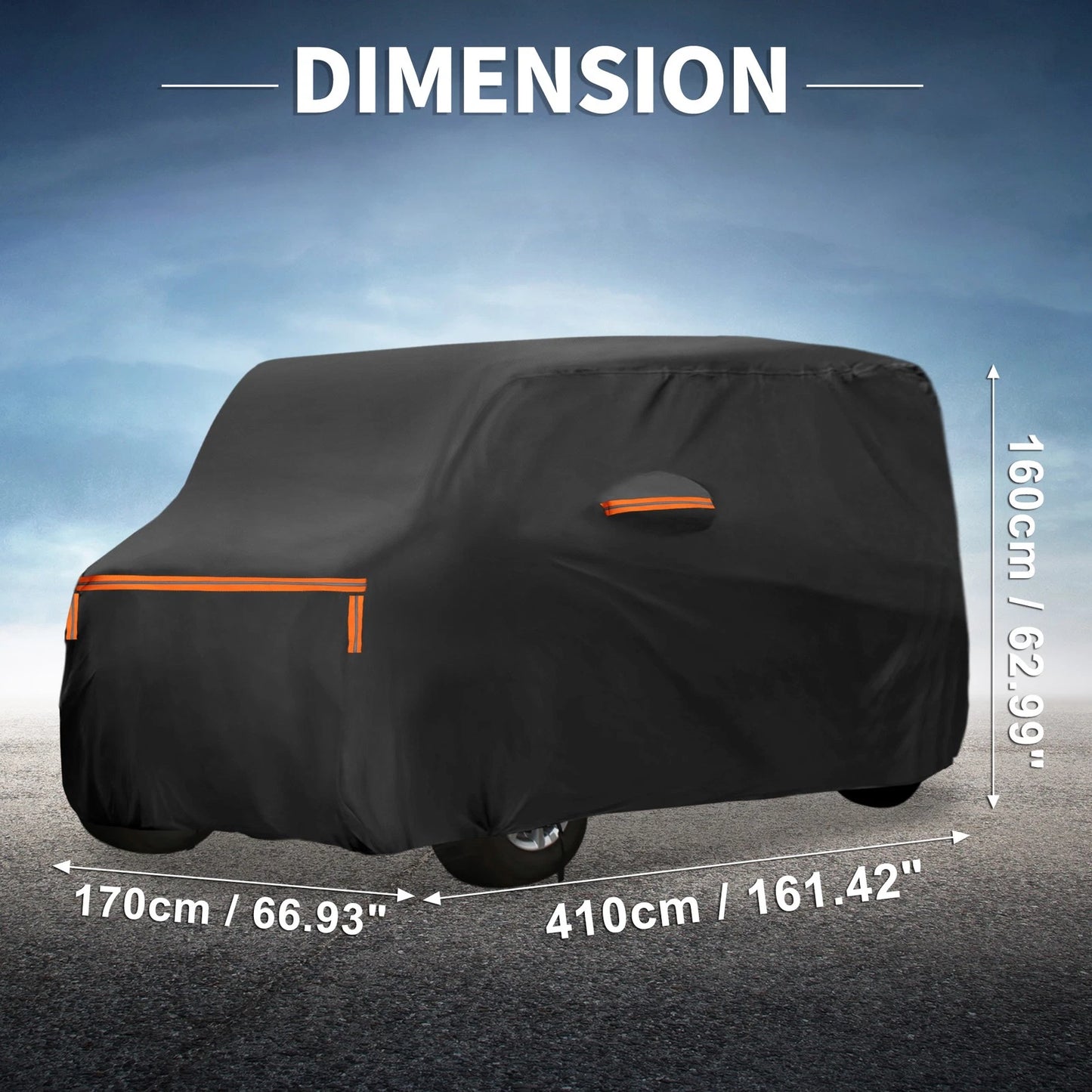 Waterproof Aluminum Film Cotton Car Cover for Toyota Roomy (2016-2023)