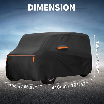Waterproof Aluminum Film Cotton Car Cover for Toyota Roomy (2016-2023)
