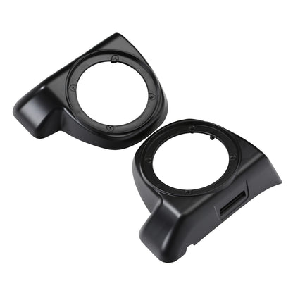 6.5" Lower Fairings Speaker Pods for Harley Road Glide (2014-2024) Black Denim
