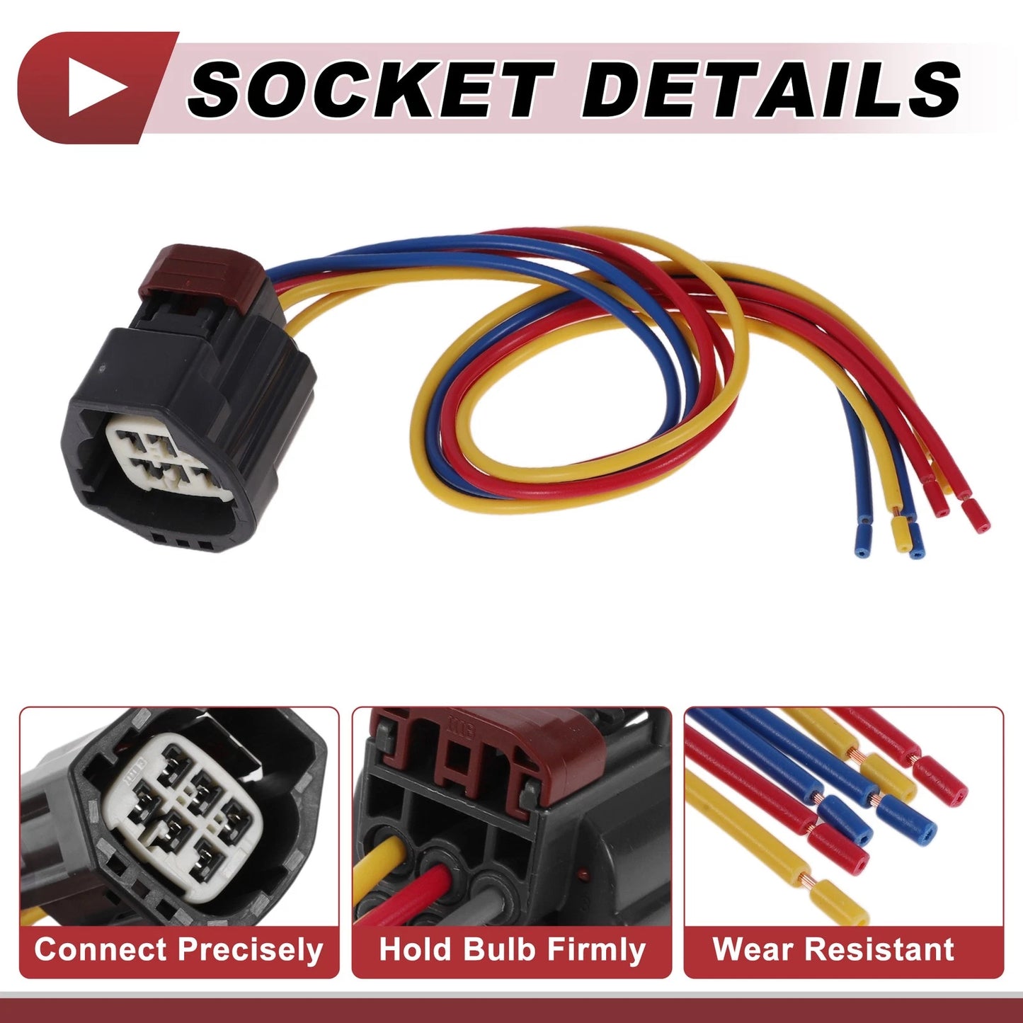 Taillight Socket Wiring Harness for Dodge Nitro (2007-2011)
