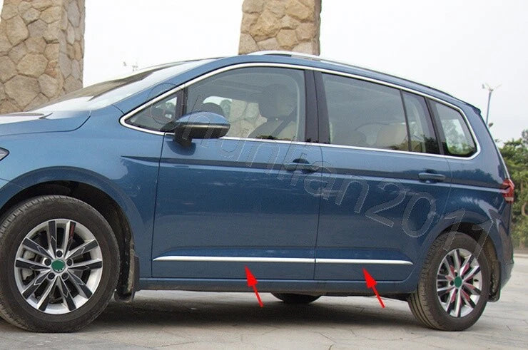 Door Sill Side Molding Cover Trim for VW Touran 4PCS (2016-2019)