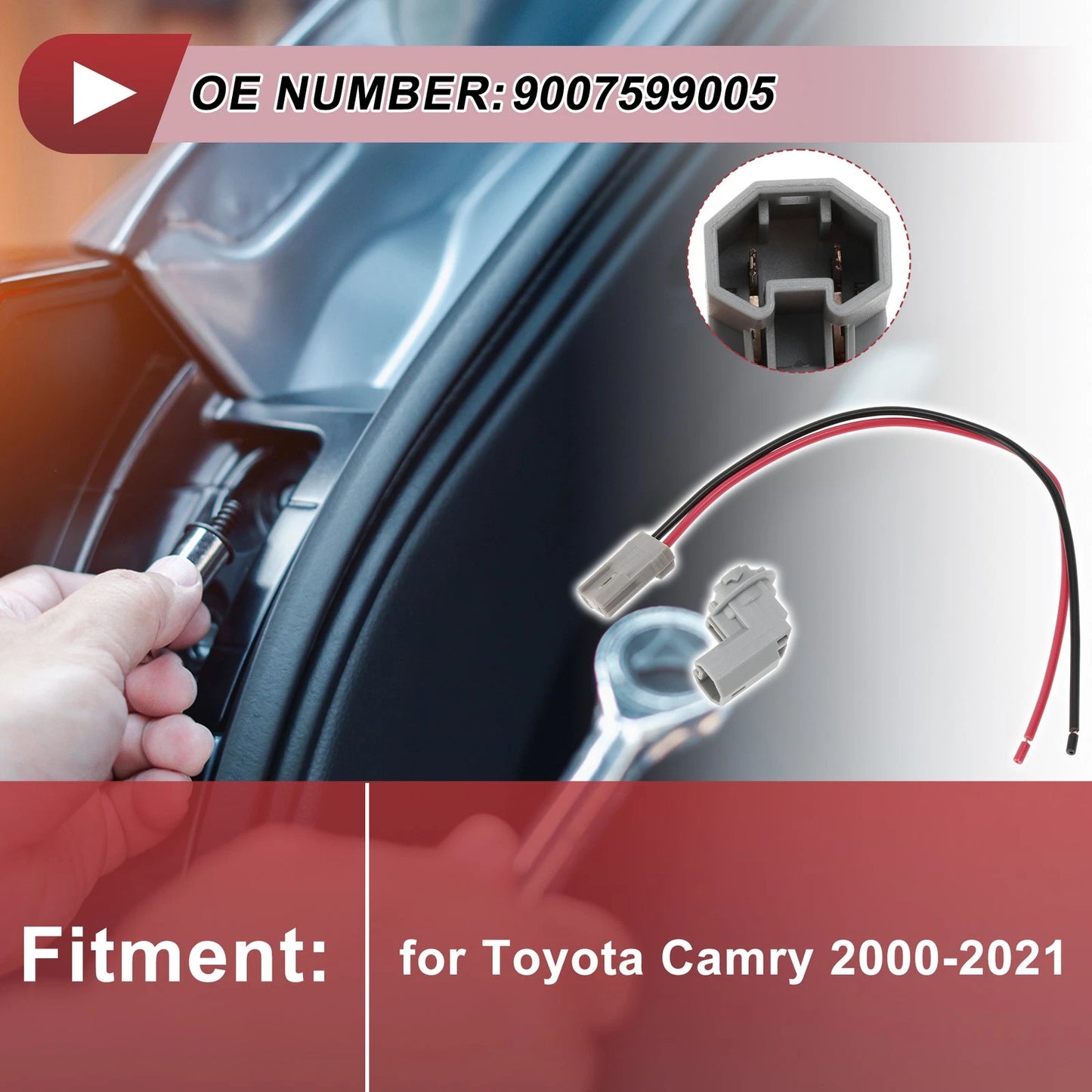 License Plate Light Socket Wiring for Toyota Camry (2000-2021)