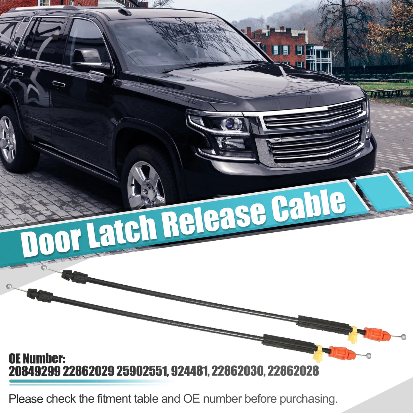 Front Door Handle Latch Release Cable for Chevrolet Silverado