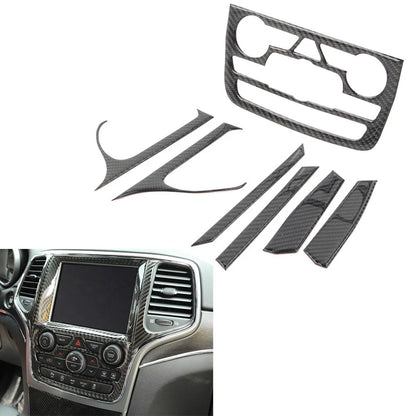 Central Control GPS Navigation Cover Trim for Jeep Grand Cherokee (2014-2018)