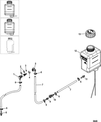 Oil Racor for MerCruiser 90º (90HP)