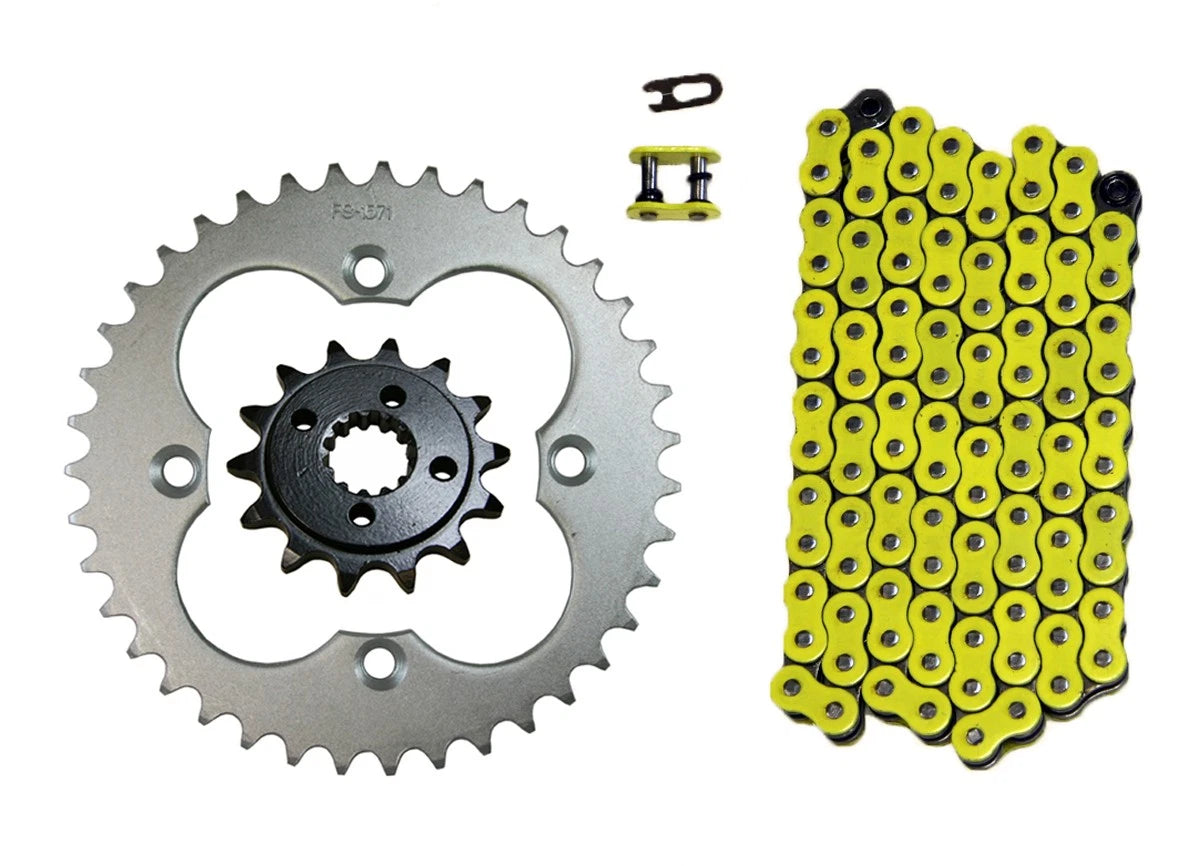 Yellow 520x94 O-Ring Chain for Honda TRX400EX TRX400X (2005–2014)