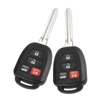 10pc Keychain Remote Control for Toyota Highlander, Sequoia, RAV4, Corolla