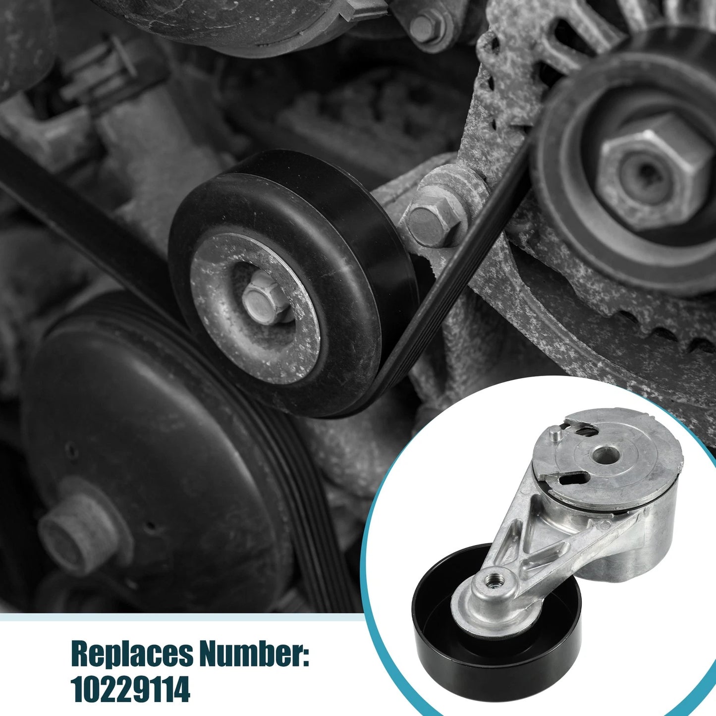 1pc Belt Tensioner Pulley Assembly for Chevrolet Astro (1987-1989)