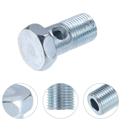 2 x M16x1.5 38mm Motorcycle Hollow Screws with Washers Metric Thread for Make Model