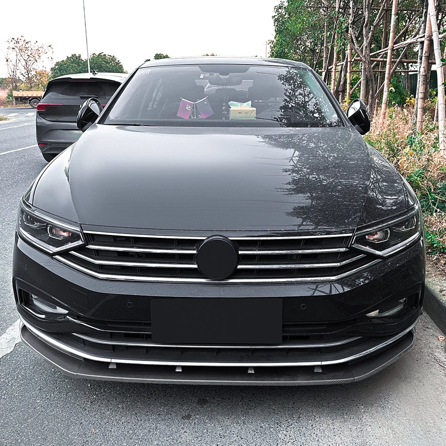 Front Bumper Spoiler Lip for VW Passat B8.5 (2020-2023)