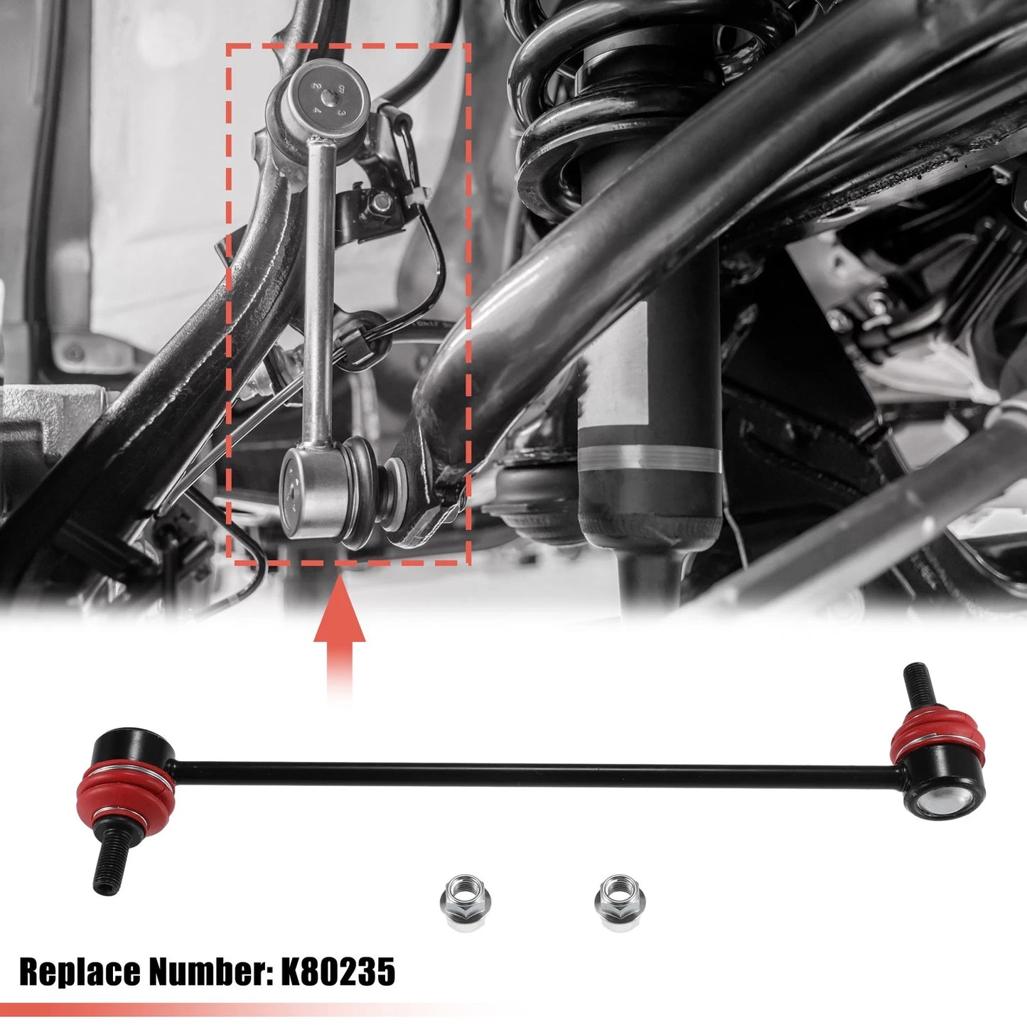 Front Stabilizer Sway Bar End Links for Mazda 3, BMW 740i (2004-2013)