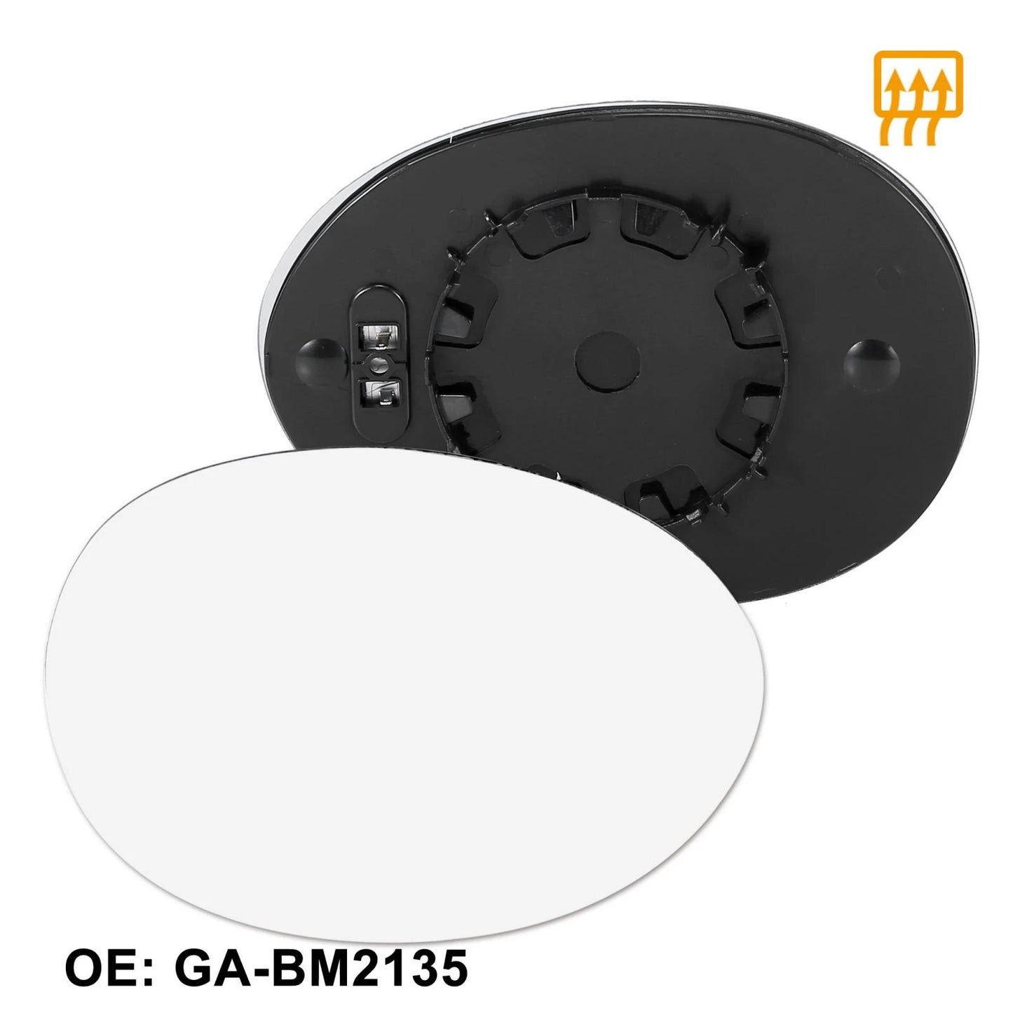 Heated Right Side Mirror Glass w/ Backing Plate for Mini Cooper (2014-2020)