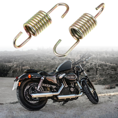 6cm Gold Tone Motorcycle Brake Pedal Return Springs for Suzuki