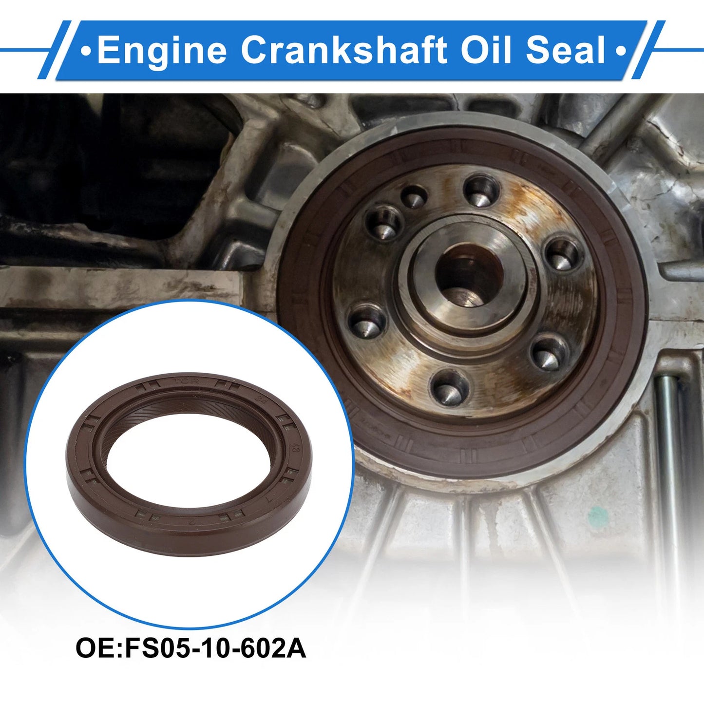 Front Crankshaft Oil Seal for Mazda MX-6, Protege (1992-1998)