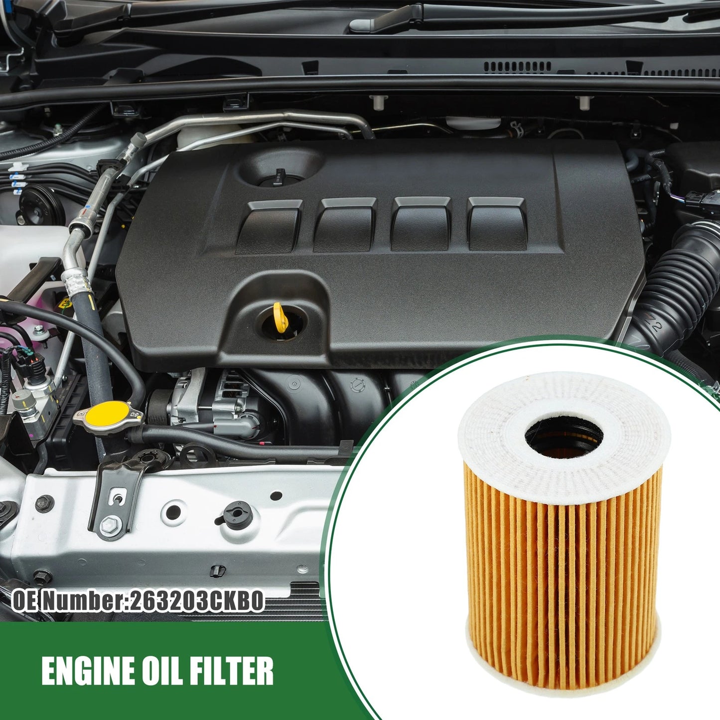 Engine Oil & Fuel Filter Set for Kia Telluride (2020-2023)