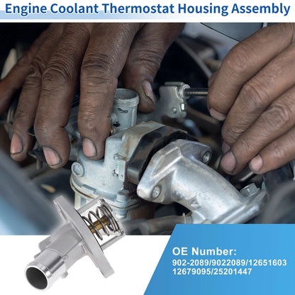 Engine Coolant Thermostat Housing Assembly for Buick Envision 2.0L