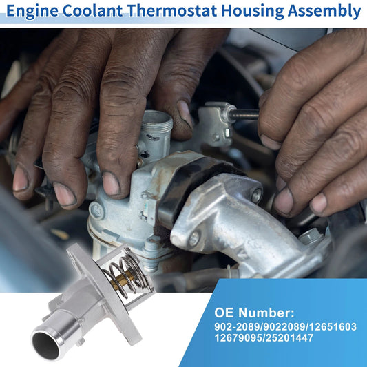 Engine Coolant Thermostat Housing Assembly for Buick Envision 2.0L