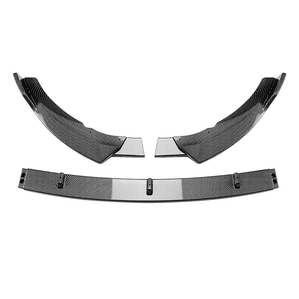 Front Bumper Spoiler Lip for Mercedes Benz C Class W205 (2019-2021)