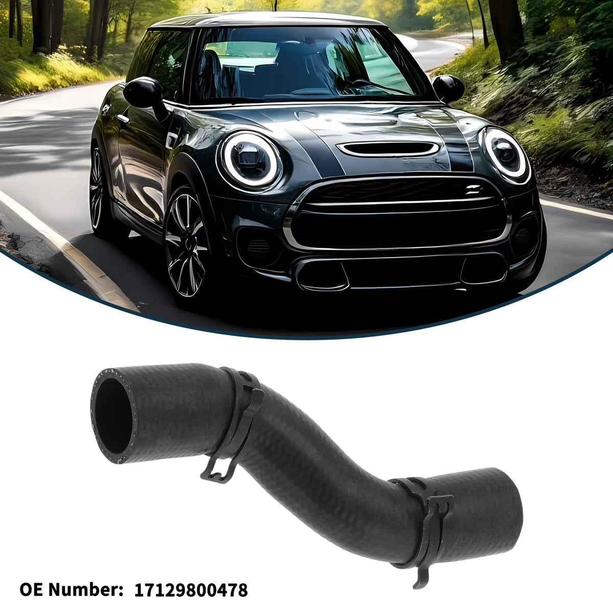 Radiator Hose for BMW Mini Cooper Countryman Rubber Water Pipe