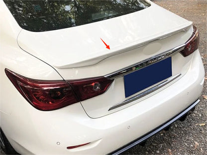 Rear Spoiler OE Style Wing for Infiniti Q50 Sedan 4DR Unpainted ABS (2014-2024)
