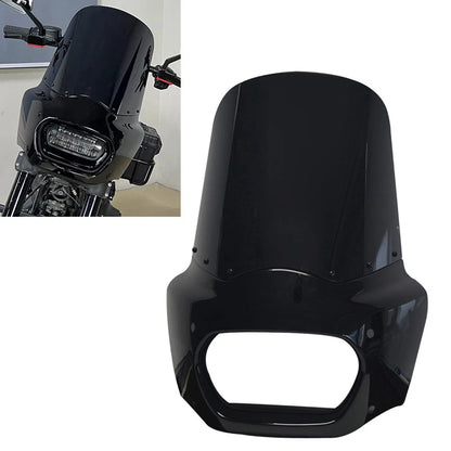 15" Front Fairing Windshield Kit for Harley Softail Fat Bob FXFB FXFBS (2018-2024)