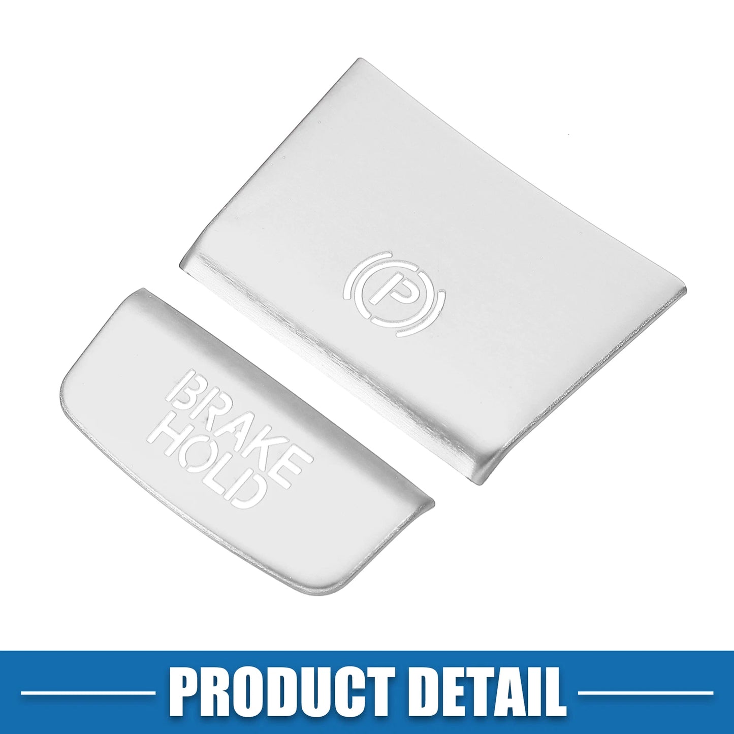 2 x Handbrake Button Stickers with Adhesive Covers for Honda HR-V (2016-2023)