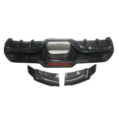 Carbon Fiber Rear Bumper Diffuser Cover Trim for Mini Cooper F54 F55 F56 F57 JCW