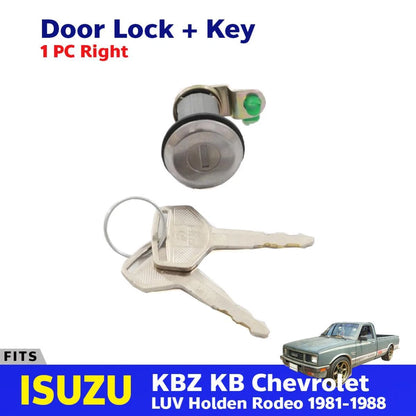 Door Lock Safety Key Set RH Fits Isuzu KBZ Holden Rodeo Pickup Truck 1981-88 D08