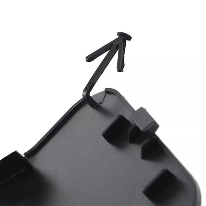 Black Front Bumper Tow Hook Eye Cover for Nissan Pathfinder (2013-2016)