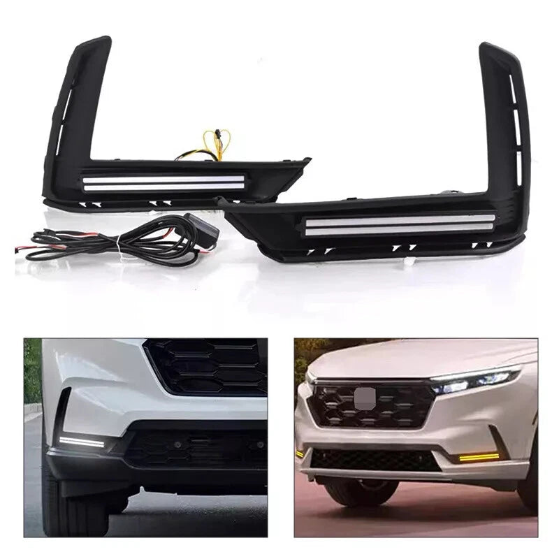LED DRL Fog Lamp for Honda CR-V 2023-2025 - Daytime Running Light & Turn Signal