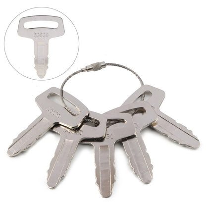 5 x Ignition Keys for Kubota Excavator Loader Generator