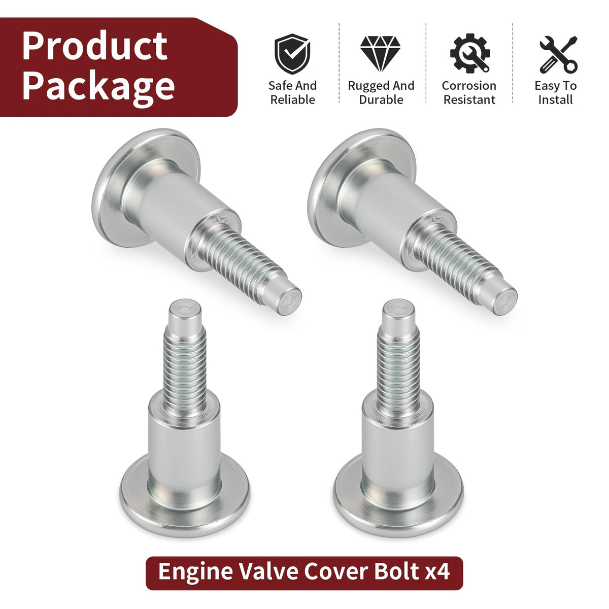 Engine Valve Cover Bolt for Polaris XPEDITION ADV XP 5 (2024-2025) Qty-4
