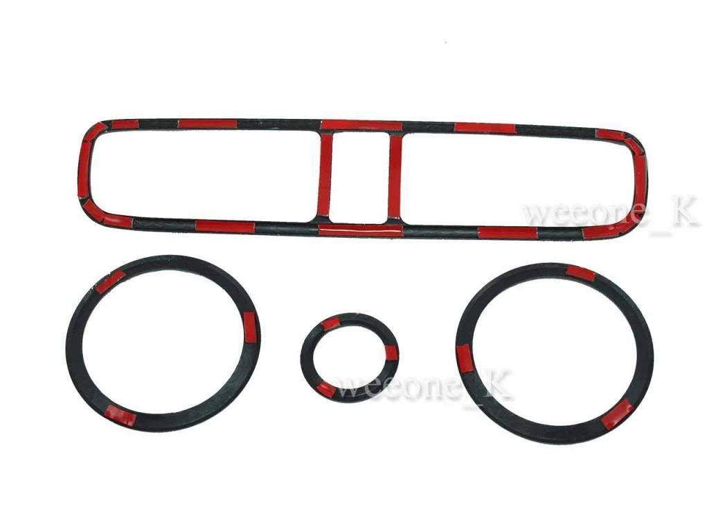 Carbon Air Vent Frame Trim Cover for Mitsubishi Attrage Sedan (2013-2015)