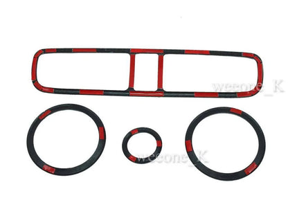 Carbon Air Vent Frame Trim Cover for Mitsubishi Attrage Sedan (2013-2015)