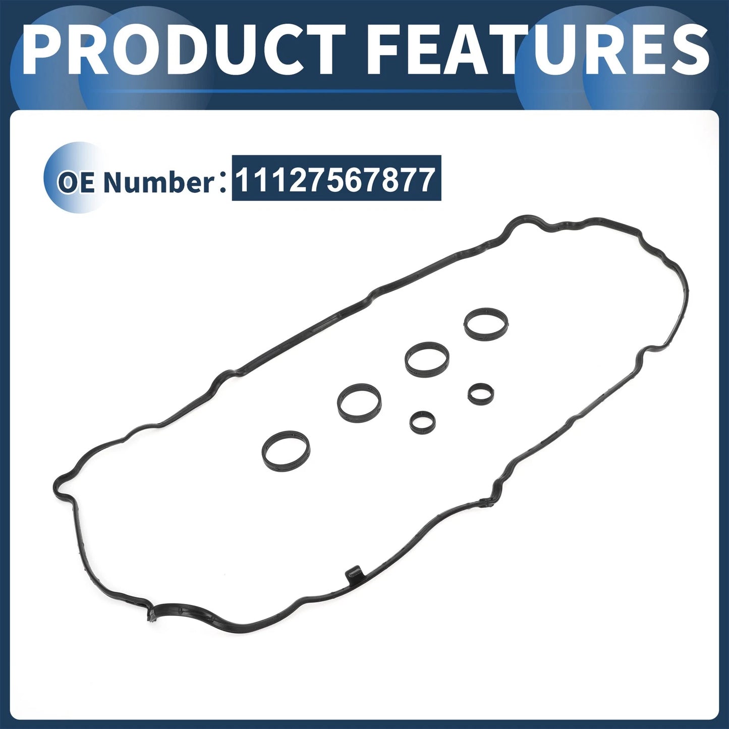 Valve Cover Gasket for Mini Cooper Base, S 1.6L (2007)